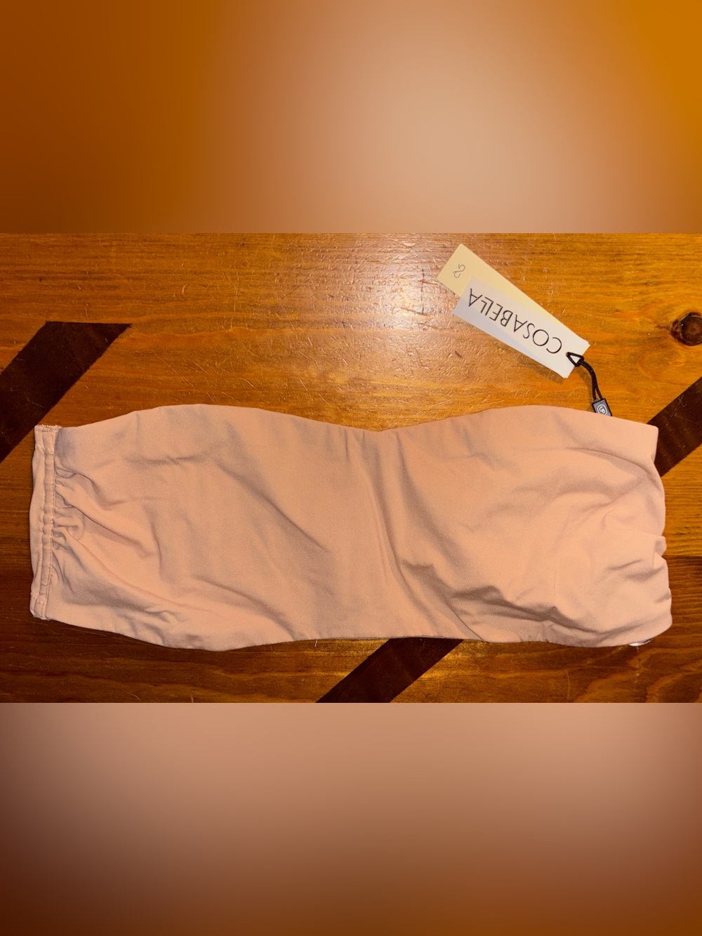 Cosabella Free Cut Micro Curvy Bandeau Bra in Sette Size Large NWT